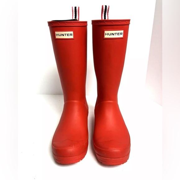 Hunter Women's Original Play Tall Boots Red, Size 5M - Picture 3 of 6